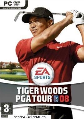 Jocuri DOWNLOADS FREE - Tiger Woods PGA Tour 08 CD 1 CD 2 CD 3 - Jocuri Sport